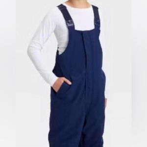 All in Motion Kids Dark Blue snow Overalls